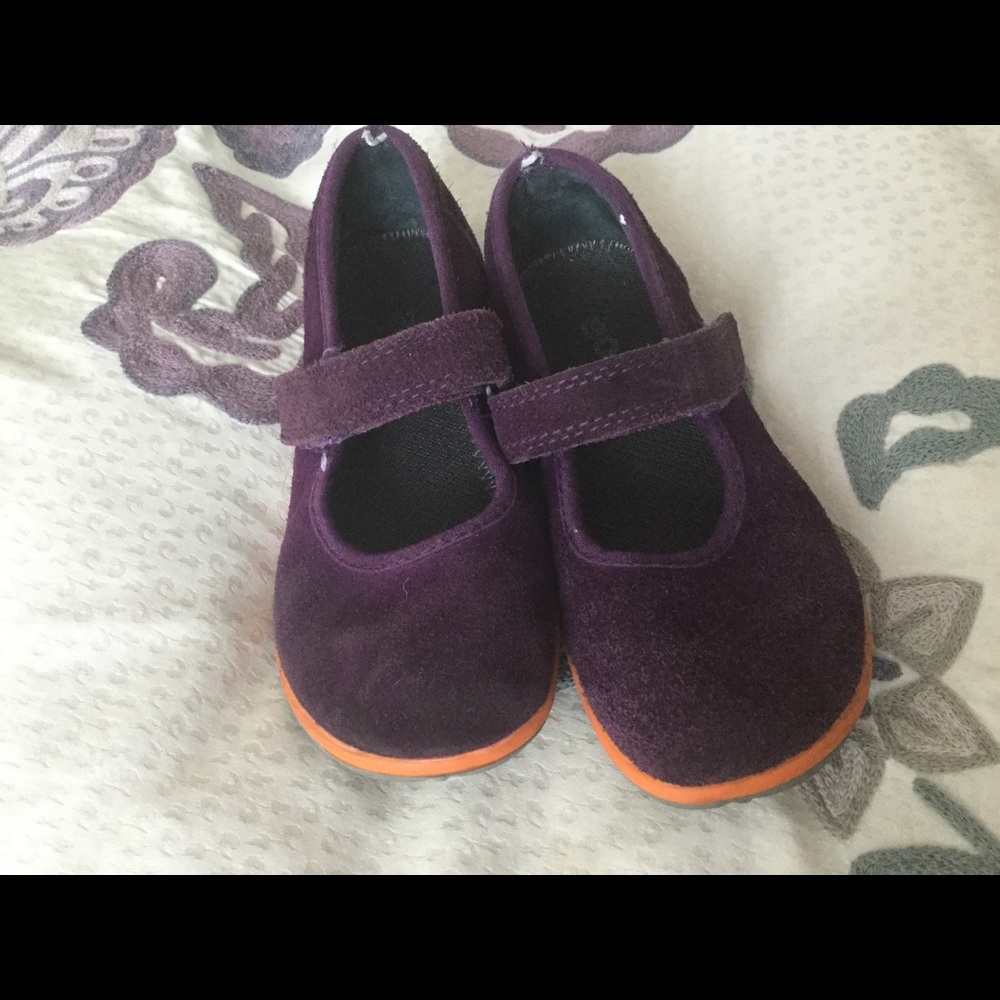 Purple Suede Mary Jane, great condition.